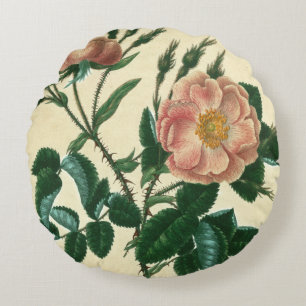 Sweet Briar Rose Rundes Kissen
