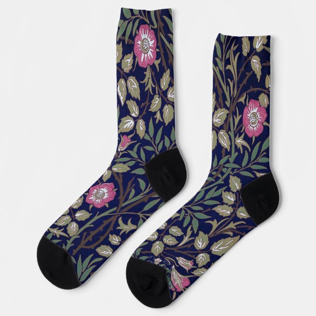 Sweet Briar, William Morris Socken (Linkes Detail)