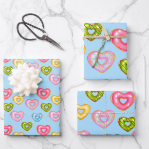 Sweet & Bright Donuts Donuts Serie Design 3 Geschenkpapier Set