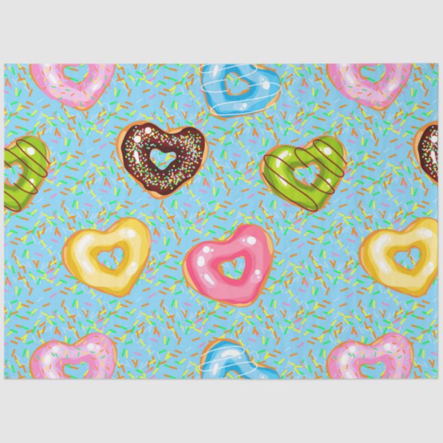Sweet & Bright Donuts Donuts Serie Design 6 Seidenpapier (Vorderseite)
