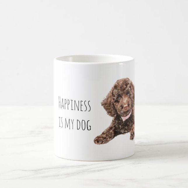 Sweet Brown Puppy Dog Kaffeetasse (Mittel)