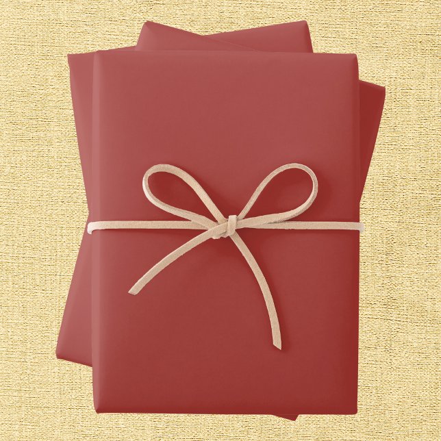 Sweet Brown Solid Color Geschenkpapier Set (Von Creator hochgeladen)
