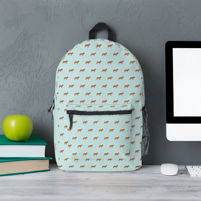 Sweet Bulldogs Muster Personalisiert Bedruckter Rucksack (Von Creator hochgeladen)