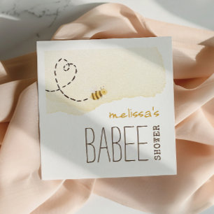 Sweet Bumble Bee Babee Dusche Napkins Serviette
