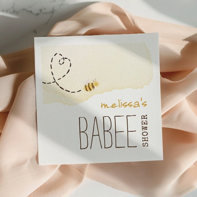 Sweet Bumble Bee Babee Dusche Napkins Serviette (Von Creator hochgeladen)