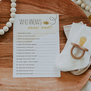 Sweet Bumble Bee, die Daddy Best Card kennt Einladung