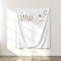 Sweet Bumblebee Mama zum Baby Dusche Hintergrund