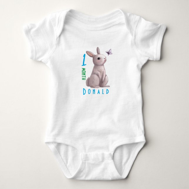 Sweet Bunny Baby Bodysuit Strampler (Vorderseite)