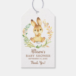 Sweet Bunny Baby Showdusche Gefallen Tag Geschenkanhänger