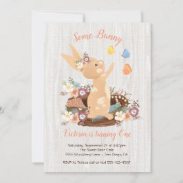 Sweet Bunny Birthday Party Einladungen