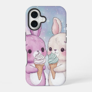 Sweet Bunny Bliss - Kawaii Anime Handyhülle iPhone 16 Hülle