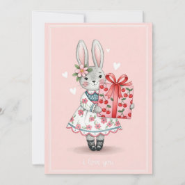 Sweet Bunny  Card Feiertagskarte