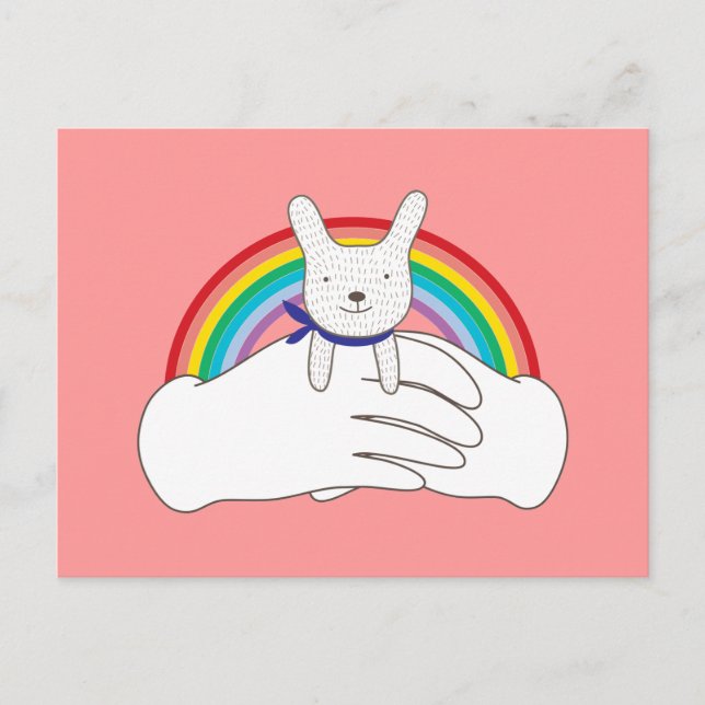 Sweet Bunny Postkarte (Vorderseite)