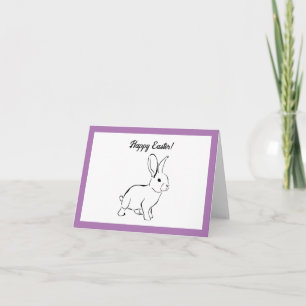Sweet Bunny Rabbit, Niedlicher Frühling oder Oster Karte