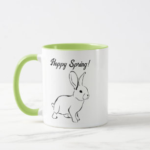 Sweet Bunny Rabbit, Niedlicher Frühling oder Oster Tasse
