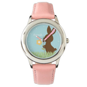 Sweet Bunny Rabbit Personalisiert Armbanduhr