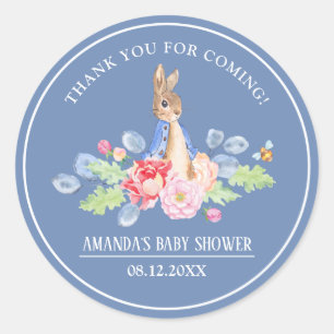 Sweet Bunny Vielen Dank Baby Dusche Gefallen Stick Runder Aufkleber