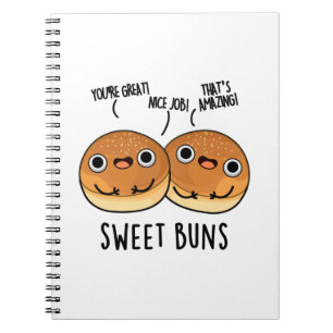 Sweet Buns Funny Baking Puff Notizblock