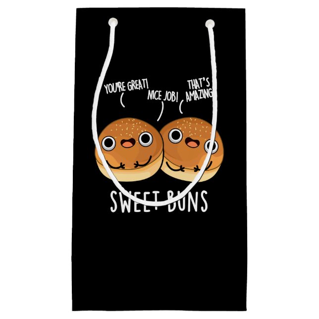Sweet Buns Funny Baking Puppe Dark BG Kleine Geschenktüte (Vorderseite)