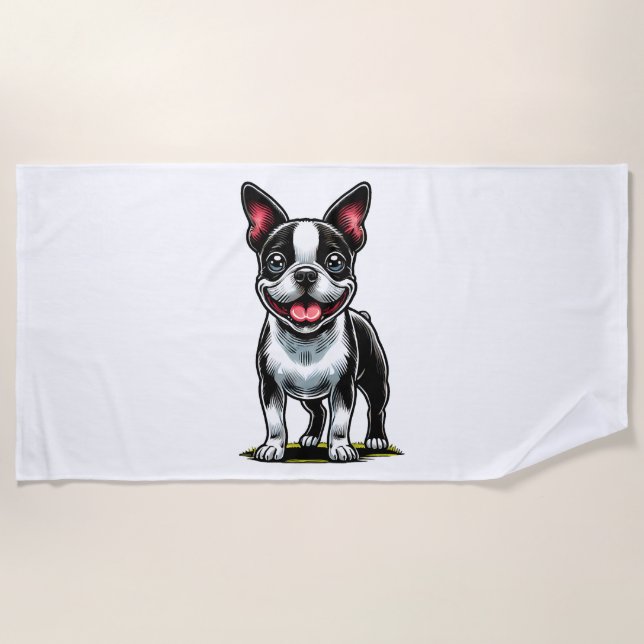 Sweet Bustie Dog Strandtuch (Vorderseite)