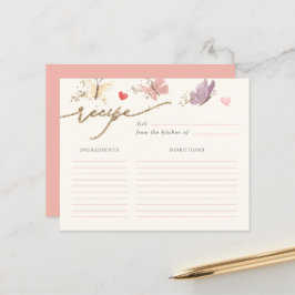 Sweet Butterfells Brautparty Rezept Card