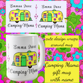 Sweet Camping Travel Trailer Camping Mama Kaffeetasse