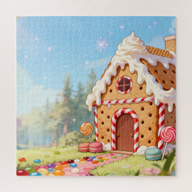 Sweet Candy Cottage Jigsaw Puzzle (Vertikal)