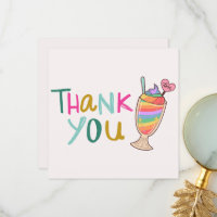 Sweet Candy Ice Cream Danke-Karte
