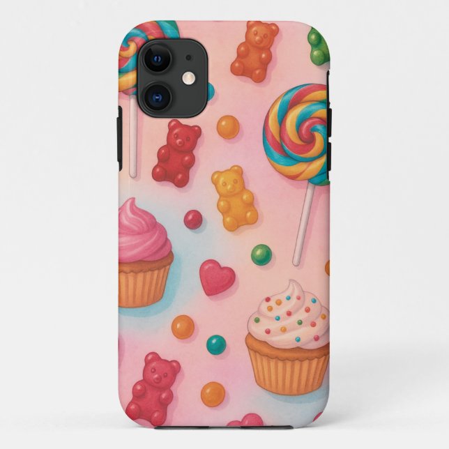 Sweet Candy Land Phone Case - Niedlich Pastel Cand (Rückseite)