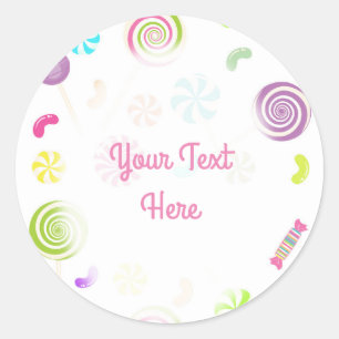 Sweet Candy Lollipop Gevor Stickers