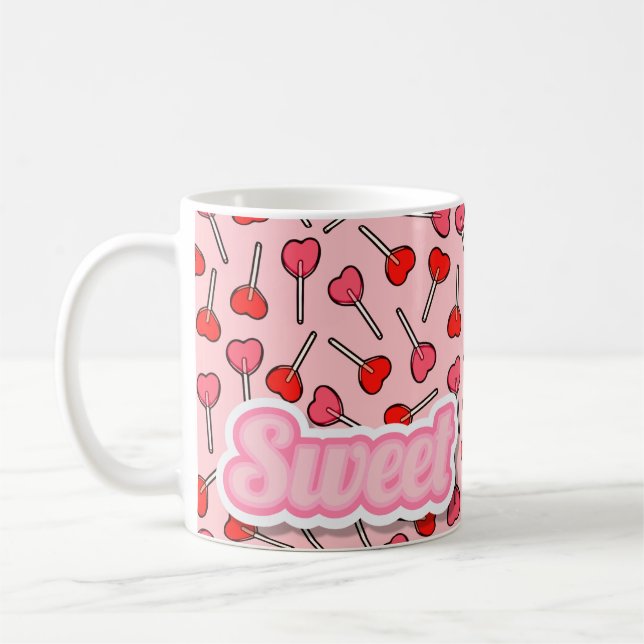 Sweet Candy Lollipop Girly Tasse (Links)