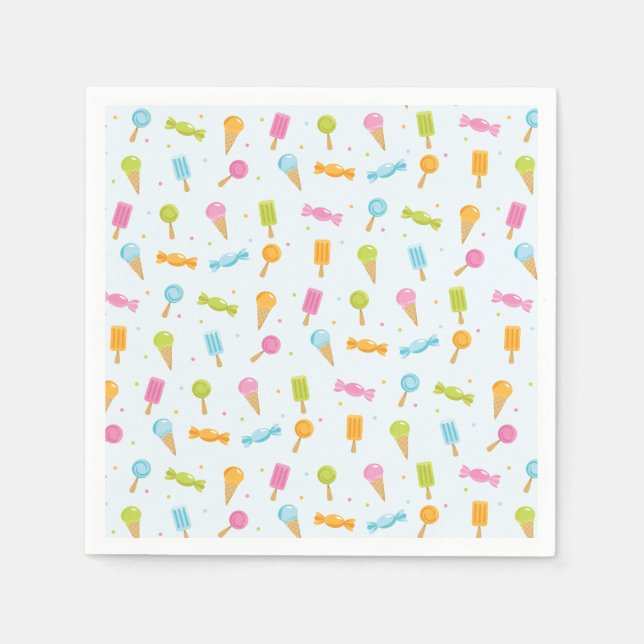 Sweet Candy Pattern Napkins Serviette (Vorderseite)