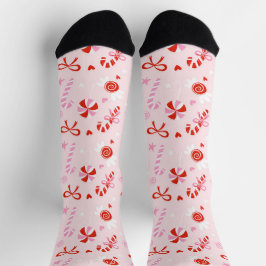 Sweet Candy Pink Socks Socken
