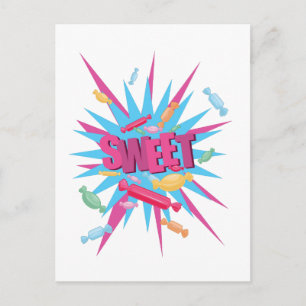 Sweet Candy  Postkarte