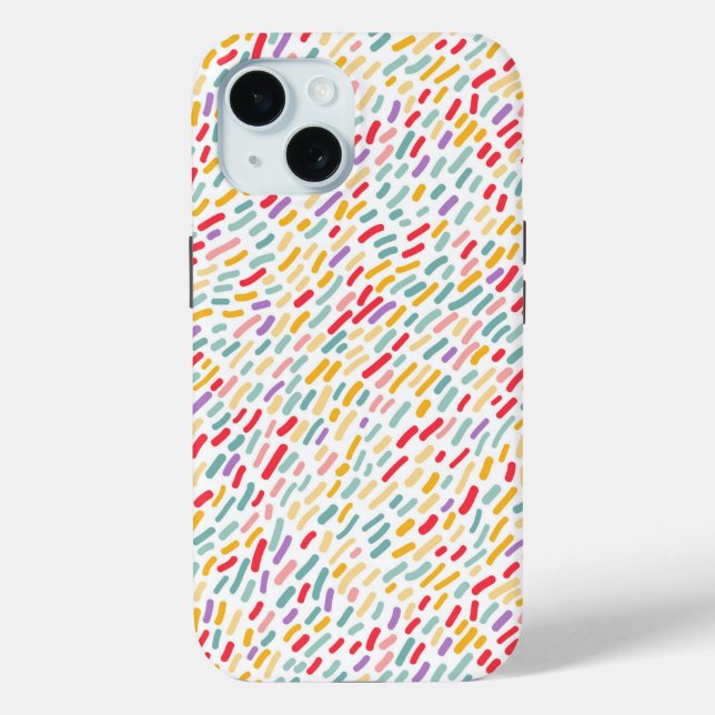 Sweet Candy Sprinkle Muster Case-Mate iPhone Hülle (Rückseite)