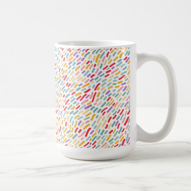Sweet Candy Sprinkle Muster Kaffeetasse (Rechts)