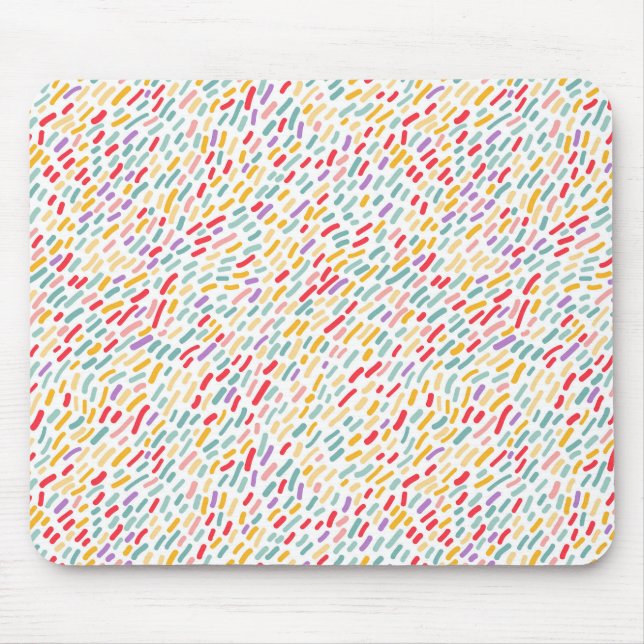 Sweet Candy Sprinkle Muster Mousepad (Vorne)