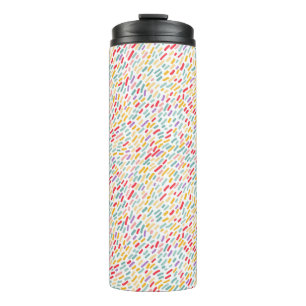Sweet Candy Sprinkle Muster Thermosbecher