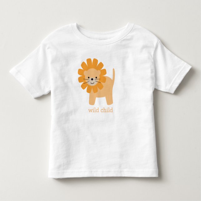 Sweet Cartoon Lion Kleinkind T-shirt (Vorderseite)