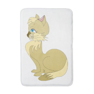 Sweet Cat - Wählen / Farbe hinzufügen / Text hinzu Badematte