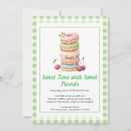 Sweet Celebration Invite – Colorful Donuts Party Einladung