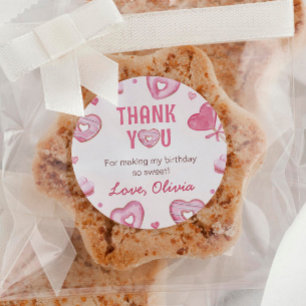 Sweet Celebration Labels Birthday Baby Dusche Runder Aufkleber