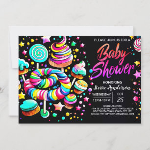 Sweet Celebration Wonderland Baby Dusche Einladung