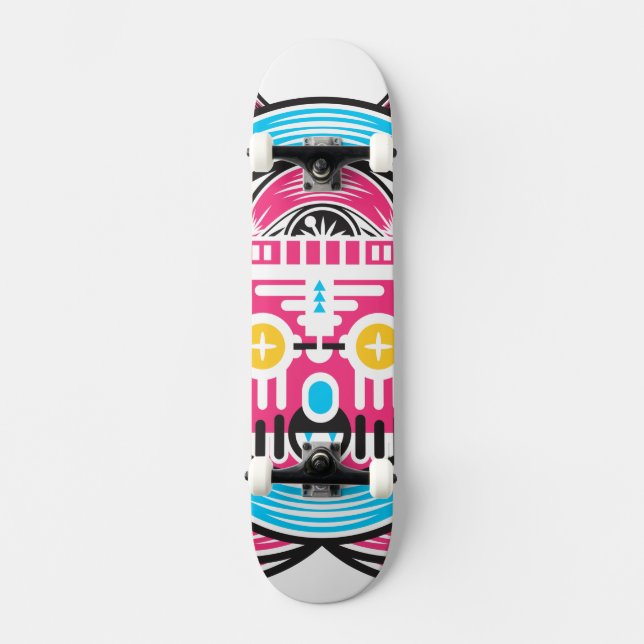Sweet Chacater Vector Illustration Deck Skateboard (Vorderseite)