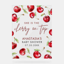 Sweet Cherry auf Top Baby Dusche