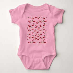 Sweet Cherry Baby Tutu Strampler