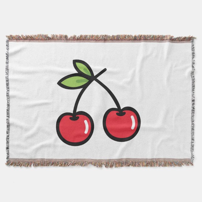 Sweet Cherry Cozy Comfort Blanket Decke (Vorderseite)