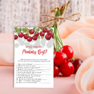 Sweet Cherry, der das Mommy Best Baby Showspiel ke