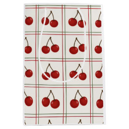 🎁 Sweet Cherry Holiday Gift Wrap Collection Mittlere Geschenktüte