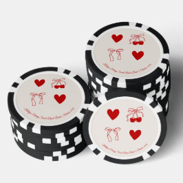 Sweet Cherry Junggeselinnen-Abschied Gefallen Poke Pokerchips